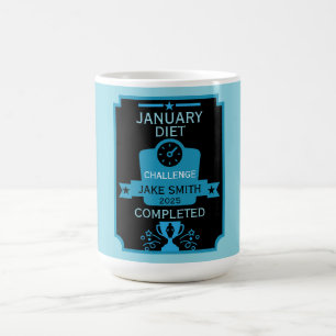 Taza De Café Enero: Felicitaciones por pérdida de peso