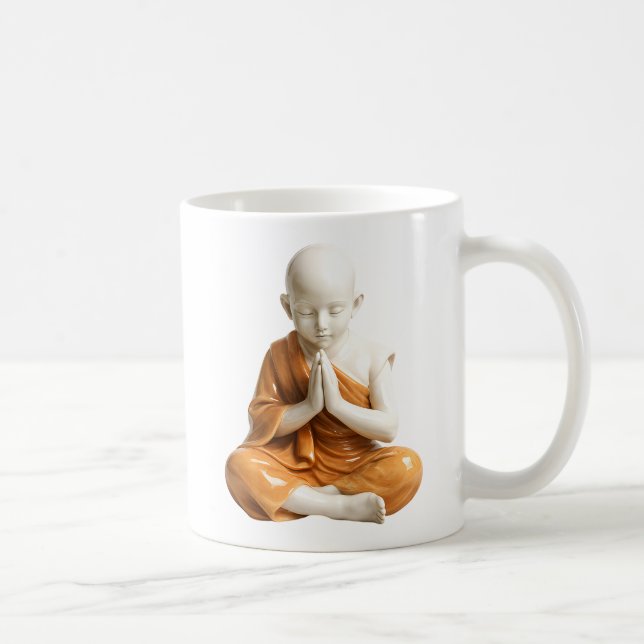 Taza De Café Enfant tibétain Méditatif (Derecha)