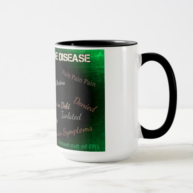 Taza de café Enfermedad de Lyme vida (Derecha)