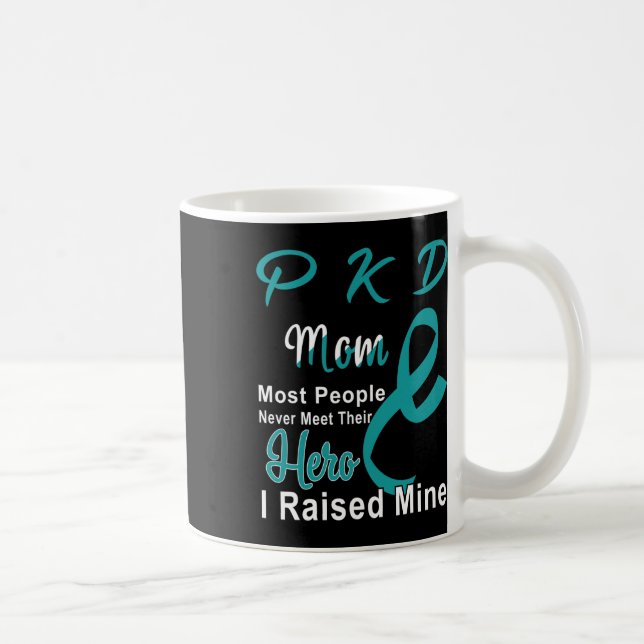 Taza De Café Enfermedad Renal Conciencia Pkd Mamá Apoyo a Madre (Derecha)