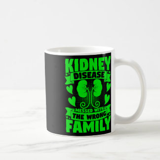 Taza De Café Enfermedad Renal Entorpecida Con El Riñón De Famil