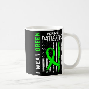 Taza De Café Enfermedad Renal Verde Para Mis Pacientes Awarene