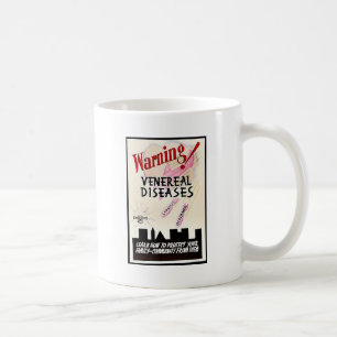Taza De Café Enfermedades venéreas amonestadoras