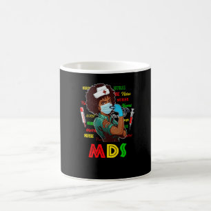 Taza De Café Enfermera afroamericana Mes de la historia negra O