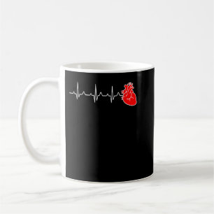 Taza De Café Enfermera cardiaca Cardiología Cns Enfermería 