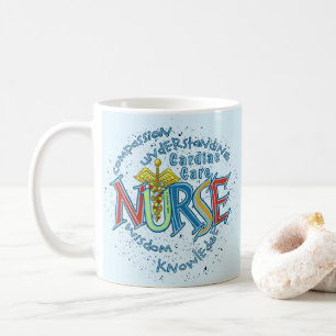Taza De Café Enfermera cardiaca Motto