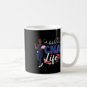 Taza De Café Enfermera Cna Mes de la Historia Negra Afroamerica