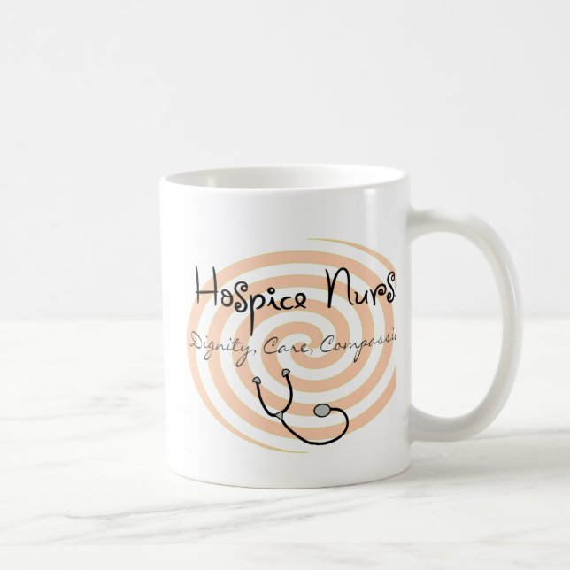 Taza De Café Enfermera "compasión del hospicio del cuidado de (Derecha)