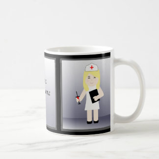 Taza De Café Enfermera cutáneo 4 Personalizado Mug