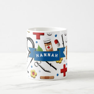 Taza De Café Enfermera Cute