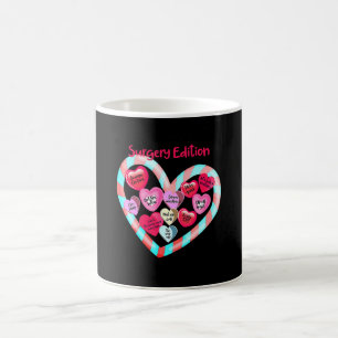 Taza De Café Enfermera de Anestesia Corazón de Caramelo Edición
