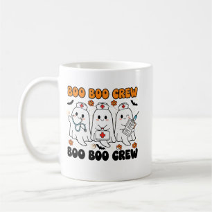 Taza De Café Enfermera de Boo Boo para mujeres de Halloween