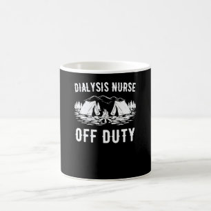 Taza De Café Enfermera de diálisis de camping fuera de servicio
