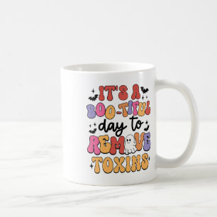 Taza De Café Enfermera de diálisis Halloween Eliminar Toxin Riñ