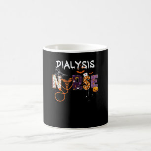 Taza De Café Enfermera de diálisis Halloween  Estetoscopio espe