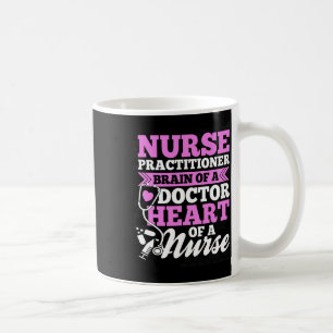 Taza De Café Enfermera De Enfermería Profesional Negro Pequeño