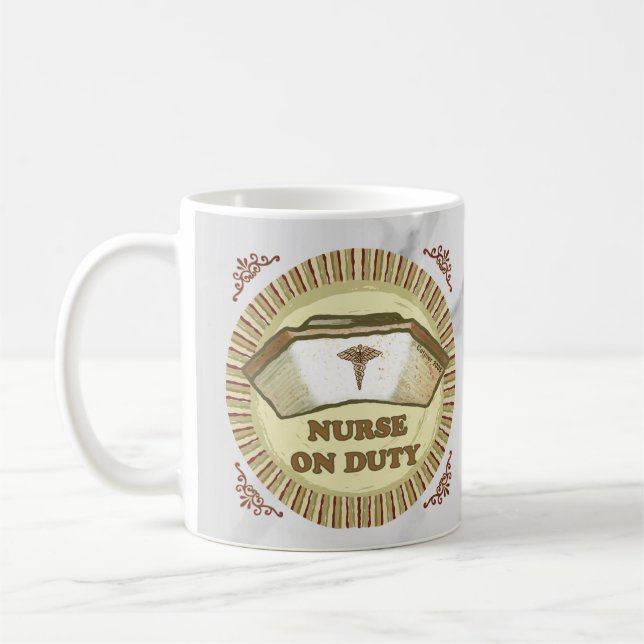 Taza De Café Enfermera de Guardia (Izquierda)