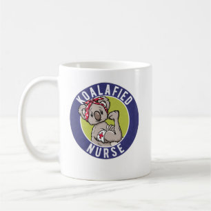Taza De Café Enfermera de Guay, enfermera calificada Funny Koal