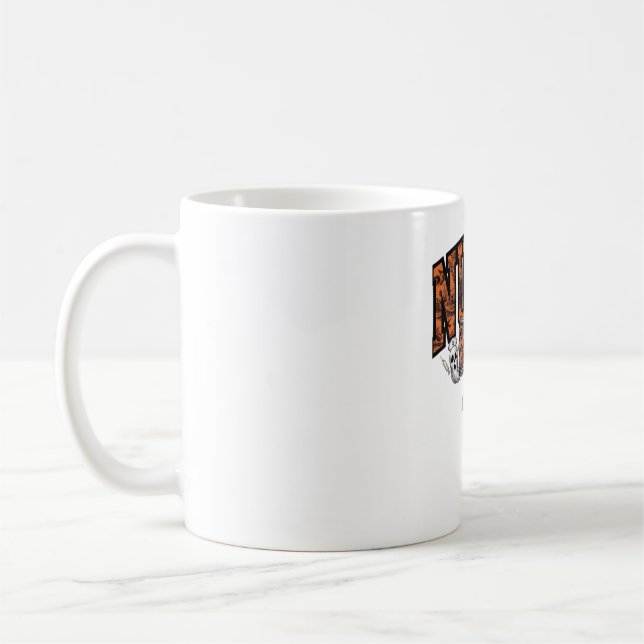 Taza De Café Enfermera de Halloween Coquette Bow Spooky Classic (Izquierda)