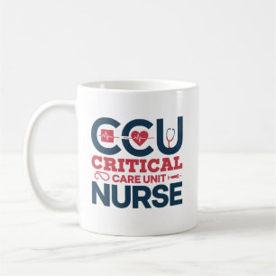Taza De Café Enfermera de la CCU orgullosa