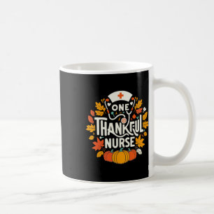 Taza De Café Enfermera de la Enfermera de Acción de Gracias de