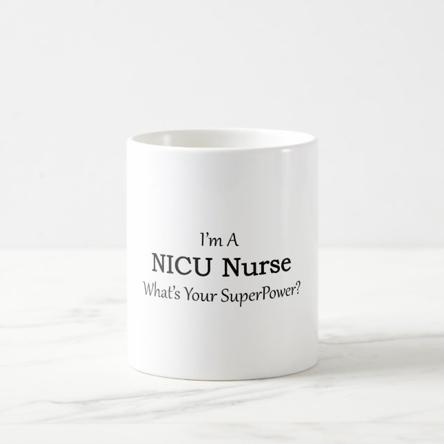 Taza De Café Enfermera de NICU (Centro)