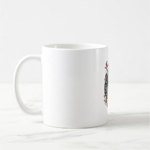 Taza De Café Enfermera de Oncología Diseño de Grabado Floral Vi