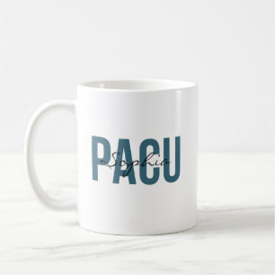 Taza De Café Enfermera de PACU Tipografía de nombre personaliza