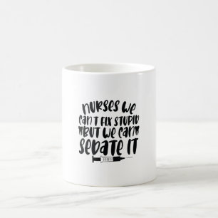 Taza De Café Enfermera de regalo de enfermera que no podemos ar