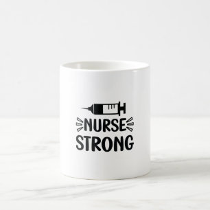 Taza De Café Enfermera de regalo de enfermería fuerte