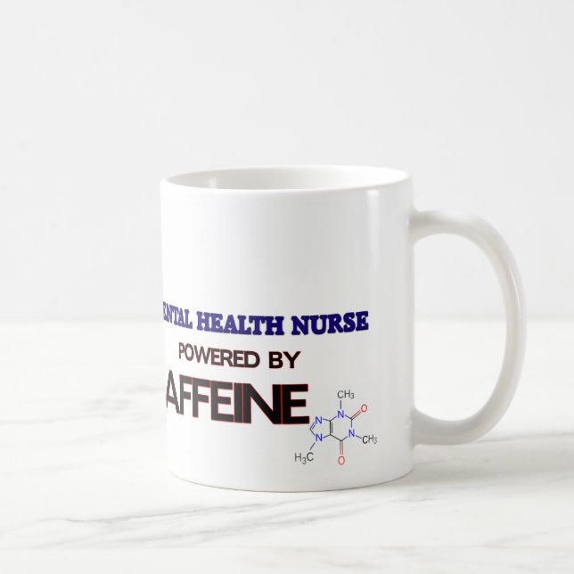 Taza De Café Enfermera de salud mental accionada por el cafeína (Derecha)
