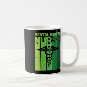 Taza De Café Enfermera de salud mental Depresión Cuidado de la