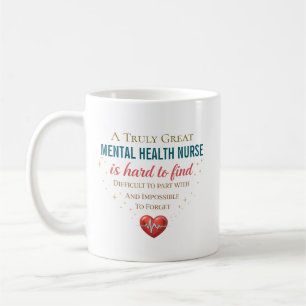 Taza De Café Enfermera de Salud Mental Personalizada Agradecimi