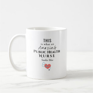 Taza De Café Enfermera de Salud Pública