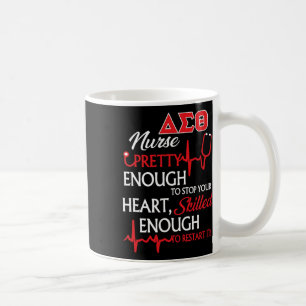 Taza De Café Enfermera de sororidad Delta Sigma Theta