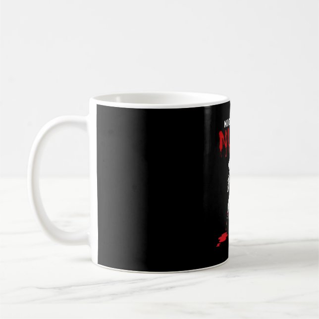 Taza De Café Enfermera de turno nocturno divertida camiseta clá (Izquierda)