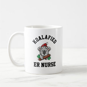 Taza De Café Enfermera de Urgencias Koalificada