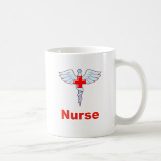 Taza De Café Enfermera del caduceo