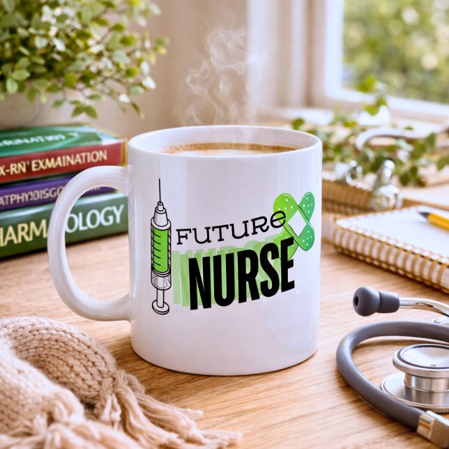 Taza De Café Enfermera del Futuro (Subido por el creador)
