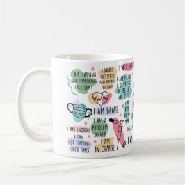 Taza De Café Enfermera Diaria Afirmación Enfermería Inspiradora