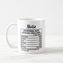 Enfermera divertida Nutrición Valor Regalo Café Mu