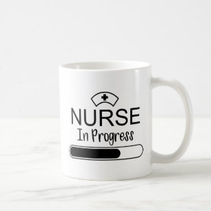 Taza De Café Enfermera En Curso Café Mug