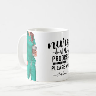 Taza De Café Enfermera en curso Café personalizado Mug