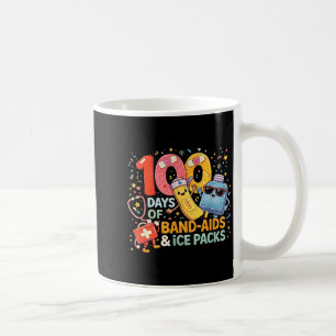 Taza De Café Enfermera escolar 100 días vendas adhesivas compre