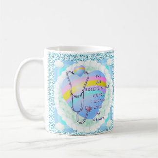 Taza De Café Enfermera excepcional con estetoscopio
