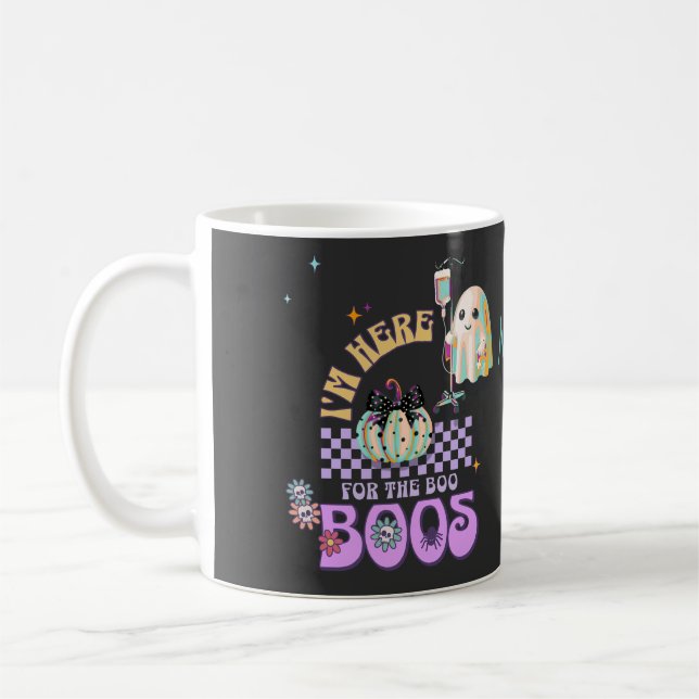 Taza De Café enfermera fantasma cita graciosa linda calabaza co (Izquierda)