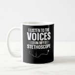 Taza De Café Enfermera Funny Stethoscope Médica Chiste<br><div class="desc">Mostremos nuestro agradecimiento a las increíbles enfermeras o médicos que estuvieron ahí para ayudarnos,  a sus amigos y parientes. Mostrar el mundo que estás orgulloso</div>