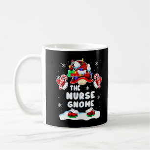 Taza De Café Enfermera Gnome Gnomies Red Plaid Mateo Familia Ch