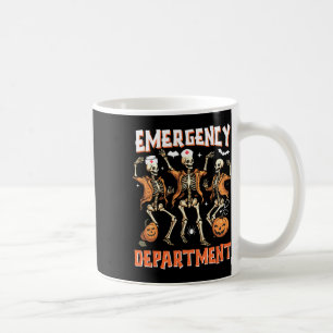 Taza De Café Enfermera Halloween Sala Departamento de Emergenci