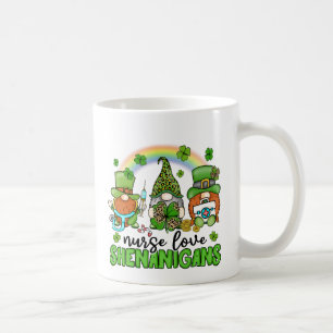 Taza De Café Enfermera Love Shenanigans St. Patrick's